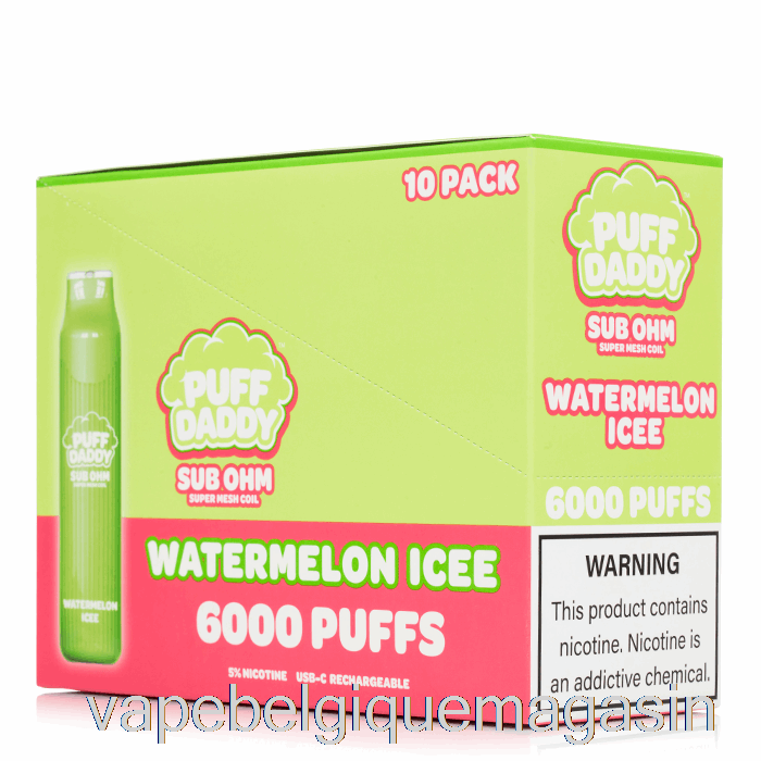 Jus De Vape [paquet De 10] Puff Daddy 6000 Jetable